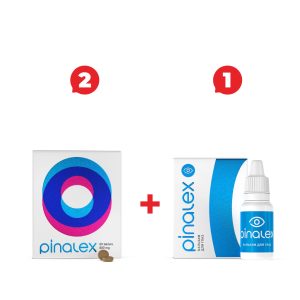 Акция — «Пиналекс Tab (2 уп) + Пиналекс бальзам для глаз»